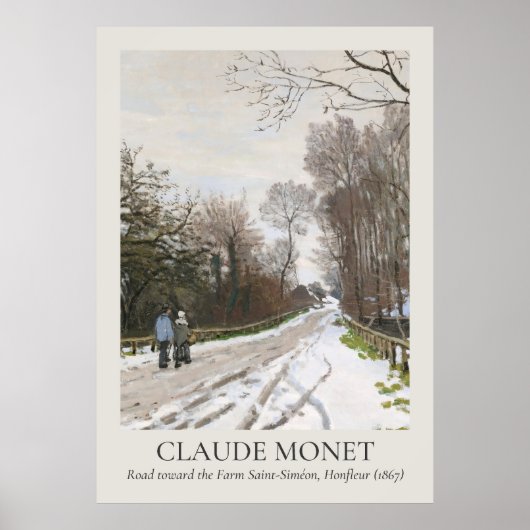 Claude Monet Wall Art ISO-ratio Poster (Voorkant)
