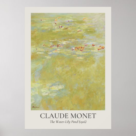 Claude Monet Wall Art ISO-ratio Poster (Voorkant)