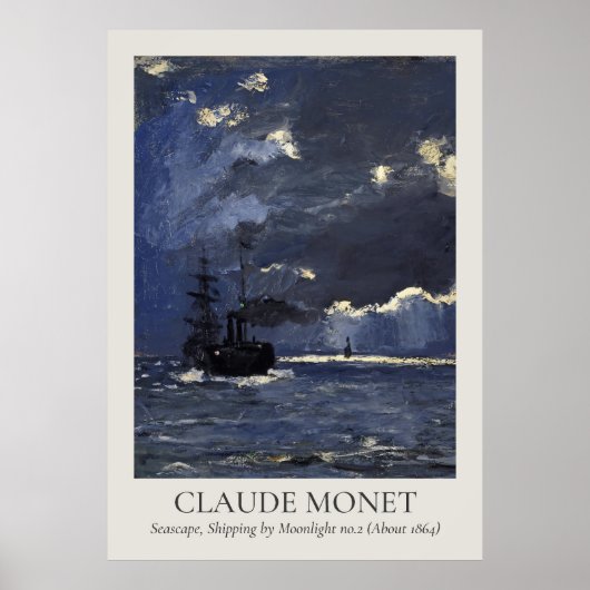 Claude Monet Wall Art ISO-ratio Poster (Voorkant)
