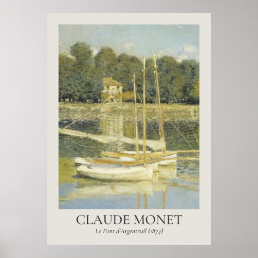Claude Monet Wall Art ISO-ratio Poster (Voorkant)