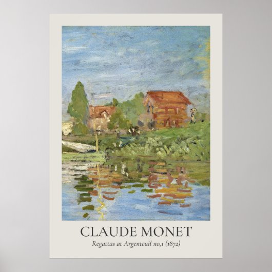 Claude Monet Wall Art ISO-ratio Poster (Voorkant)