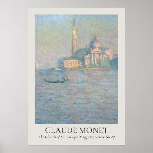 Claude Monet Wall Art ISO-ratio Poster (Voorkant)