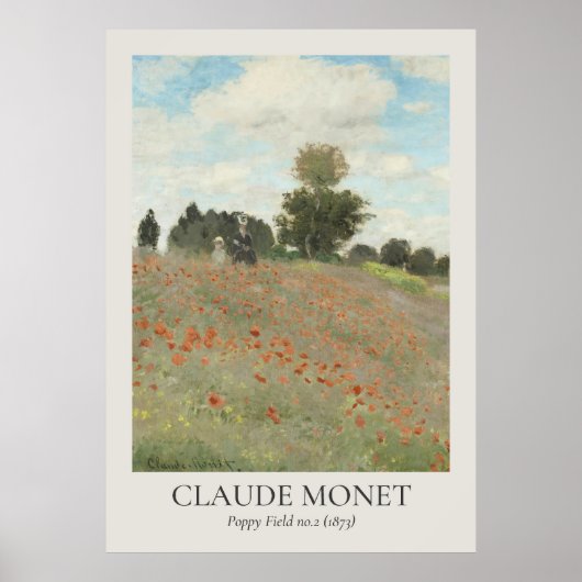 Claude Monet Wall Art ISO-ratio Poster (Voorkant)