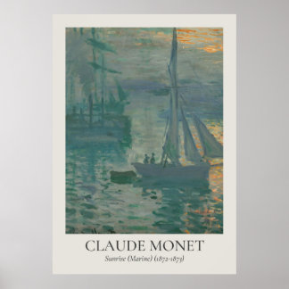 Claude Monet Wall Art ISO-ratio Poster