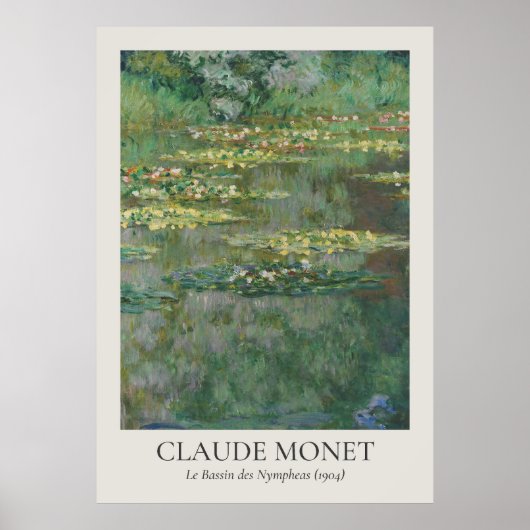Claude Monet Wall Art ISO-ratio Poster (Voorkant)
