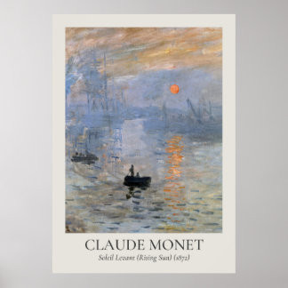Claude Monet Wall Art ISO-ratio Poster