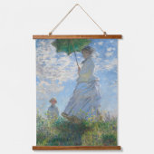 Claude Monet Wall Art Vrouw met een Parasol Hangend Wandkleed (Voorkant)