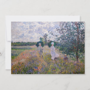 Claude Monet - Wandelend bij Argenteuil Kaart