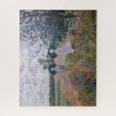 Claude Monet - Wandelend bij Argenteuil Legpuzzel (Verticaal)
