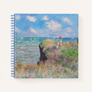 Claude Monet - Wandeling op de klif bij Pourville Notitieboek