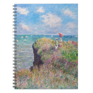 Claude Monet - Wandeling op de klif bij Pourville Notitieboek