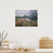 Claude Monet - Wandelpad bij Argenteuil Poster (Keuken)