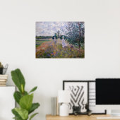 Claude Monet - Wandelpad bij Argenteuil Poster (Thuiskantoor)