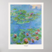Claude Monet Water Lelies Art Print Decor (Voorkant)