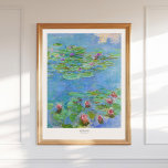 Claude Monet Water Lelies Art Print  Decor<br><div class="desc">Dit poster toont waterlelies van Claude Monet - een tijdloos impressionistisch meesterwerk vol licht en beweging. Digitaal verbeterd en afgedrukt in 300 dpi,  deze hoogwaardige reproductie vangt de rust van de tuin van Monet. Aanbevolen maten voor originele verhoudingen: 12×16,  18×24,  24×32,  30×40.</div>