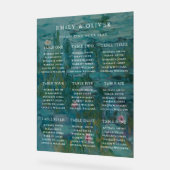 Claude Monet Water Lelies Trouwstoel Grafiek Acryl Bord (Hoek)