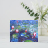 Claude Monet Water Lilie 2 Briefkaart (Staand voorkant)