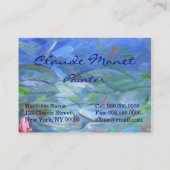 Claude Monet Water Lilie 2 Visitekaartje (Achterkant)