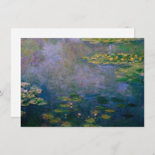 Claude Monet - Water Lilies (Voorkant / Achterkant)