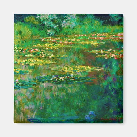 Claude Monet "Water Lilies" 17. Magneet (Voorkant)