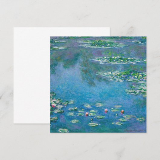 Claude Monet - Water Lilies 1906 Bedankkaart (Voorkant / Achterkant)