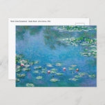 Claude Monet - Water Lilies 1906 Briefkaart<br><div class="desc">Waterlelies (Nympheas) - Claude Monet,  olie op doek,  1906</div>