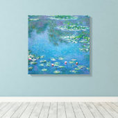 Claude Monet - Water Lilies 1906 Canvas Afdruk (Insitu (Houten vloer))