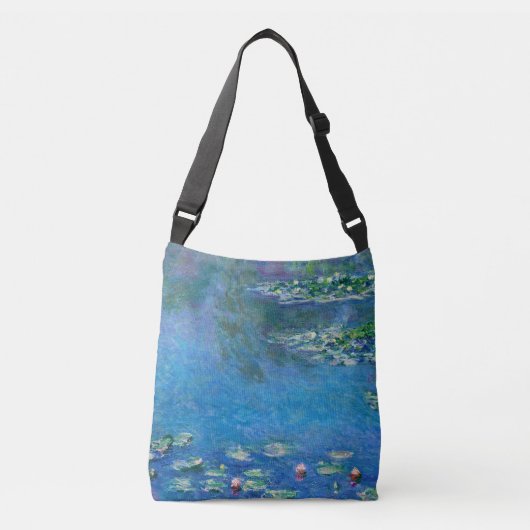 Claude Monet - Water Lilies 1906 Crossbody Tas (Voorkant)