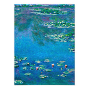 Claude Monet - Water Lilies 1906 Foto Afdruk
