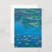 Claude Monet - Water Lilies 1906 Informatiekaartje (Voorkant / Achterkant)