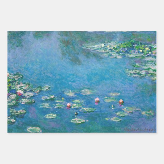 Claude Monet - Water Lilies 1906 Inpakpapier Vel (Voorkant 2)