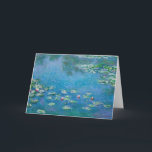 Claude Monet - Water Lilies 1906 Kaart<br><div class="desc">Waterlelies (Nympheas) - Claude Monet,  olie op doek,  1906</div>