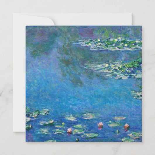 Claude Monet - Water Lilies 1906 Kaart (Voorkant)