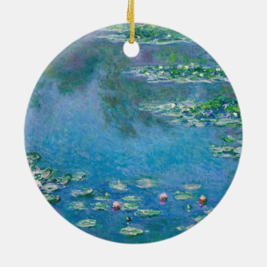 Claude Monet - Water Lilies 1906 Keramisch Ornament (Achterkant)