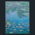 Claude Monet - Water Lilies 1906 Notitieboek<br><div class="desc">Waterlelies (Nympheas) - Claude Monet,  olie op doek,  1906</div>