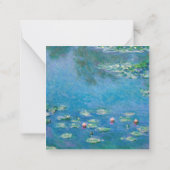 Claude Monet - Water Lilies 1906 Notitiekaartje (Achterkant)