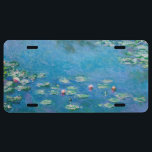 Claude Monet - Water Lilies 1906 Nummerplaat<br><div class="desc">Waterlelies (Nympheas) - Claude Monet,  olie op doek,  1906</div>