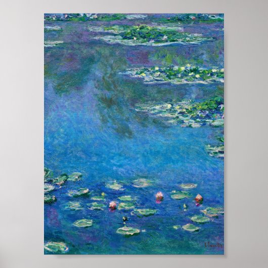 Claude Monet - Water Lilies 1906 Poster (Voorkant)