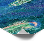 Claude Monet - Water Lilies 1906 Poster (Hoek)