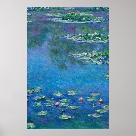 Claude Monet - Water Lilies 1906 Poster (Voorkant)