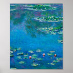 Claude Monet - Water Lilies 1906 Poster<br><div class="desc">Claude Monet - Water Lilies (1906). Bekend kunstschilderij.</div>