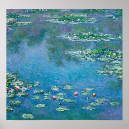 Claude Monet - Water Lilies 1906 Poster (Voorkant)