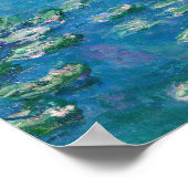 Claude Monet - Water Lilies 1906 Poster (Hoek)
