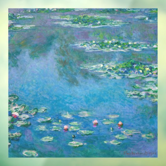 Claude Monet - Water Lilies 1906 Raamsticker (Vel 3)