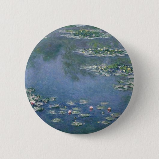 Claude Monet - Water Lilies - 1906 Ryerson Ronde Button 5,7 Cm (Voorkant)