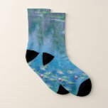 Claude Monet - Water Lilies 1906 Sokken<br><div class="desc">Waterlelies (Nympheas) - Claude Monet,  olie op doek,  1906</div>