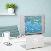 Claude Monet - Water Lilies 1906 Sticker (Laptop op bureau)