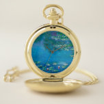 Claude Monet - Water Lilies 1906 Zakhorloge<br><div class="desc">Claude Monet - Water Lilies 1906. Bekend kunstschilderij.</div>