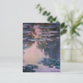 Claude Monet Water Lilies, 1907 GalleryHD Fine Art Briefkaart (Staand voorkant)