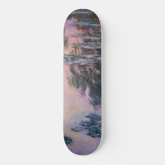 Claude Monet Water Lilies, 1907 GalleryHD Fine Art Skateboard (Voorkant)